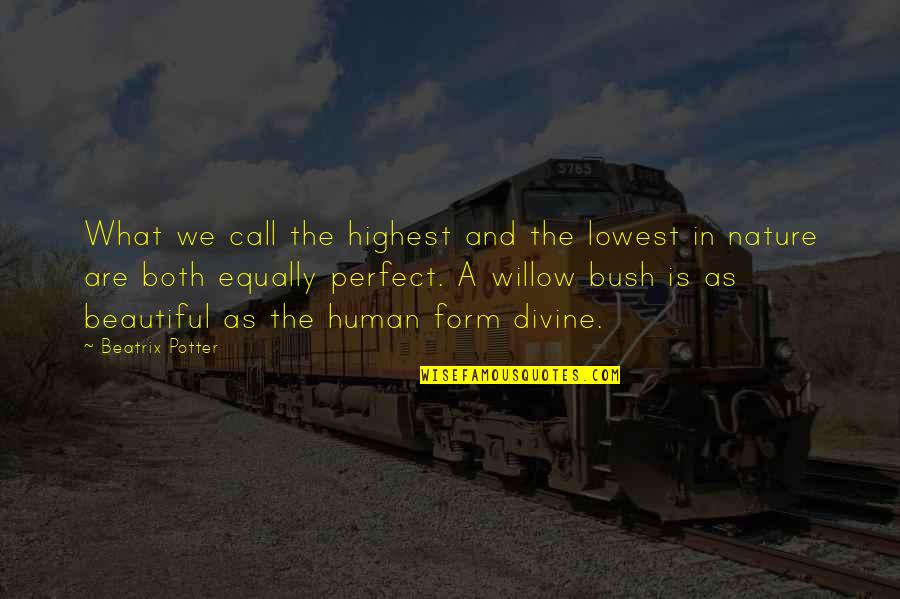 We Are Perfect Quotes By Beatrix Potter: What we call the highest and the lowest We Are Perfect Quotes By Beatrix Potter: What we call the highest and the lowest