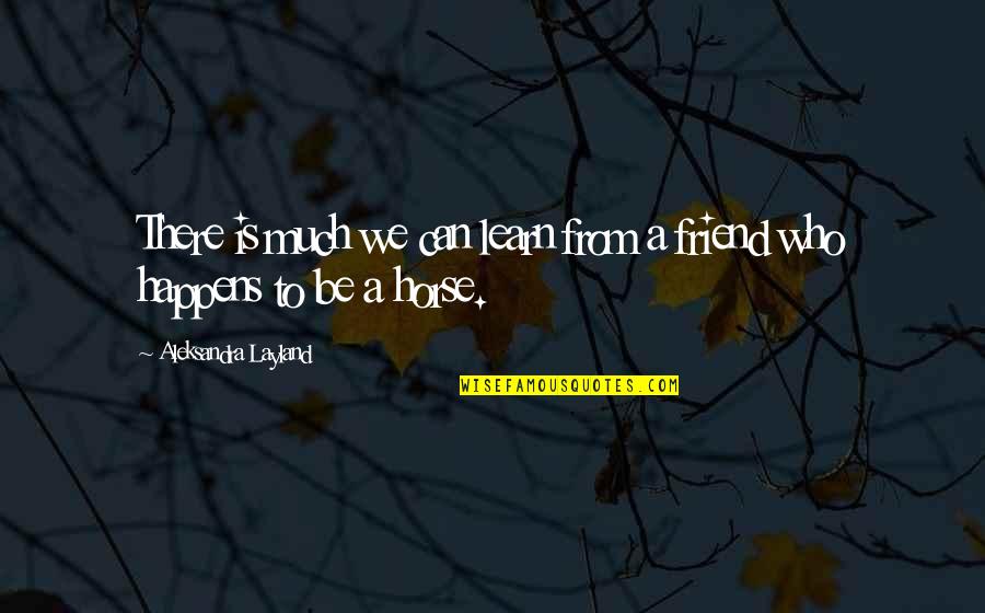 We Can All Learn From Each Other Quote Quotes By Aleksandra Layland: There is much we can learn from a We Can All Learn From Each Other Quote Quotes By Aleksandra Layland: There is much we can learn from a