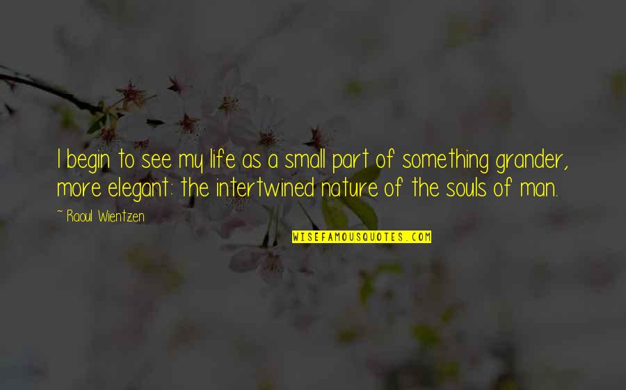 We Dystopian Unfreedom Quotes By Raoul Wientzen: I begin to see my life as a We Dystopian Unfreedom Quotes By Raoul Wientzen: I begin to see my life as a