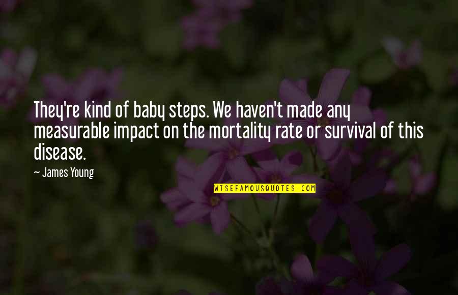 We Made It Baby Quotes By James Young: They're kind of baby steps. We haven't made We Made It Baby Quotes By James Young: They're kind of baby steps. We haven't made