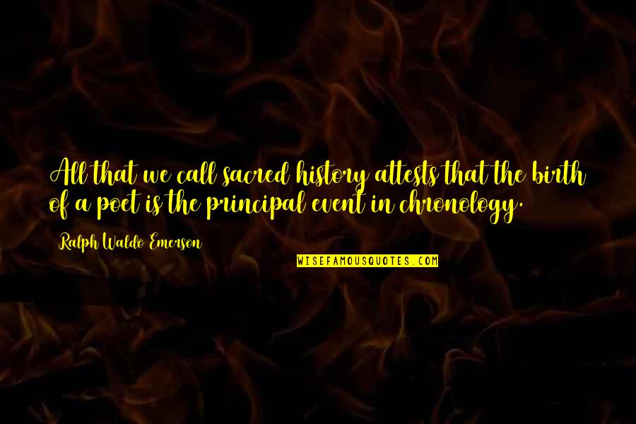 We Quotes By Ralph Waldo Emerson: All that we call sacred history attests that We Quotes By Ralph Waldo Emerson: All that we call sacred history attests that