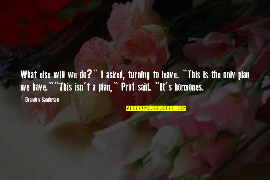 We Said I Do Quotes By Brandon Sanderson: What else will we do?" I asked, turning We Said I Do Quotes By Brandon Sanderson: What else will we do?" I asked, turning