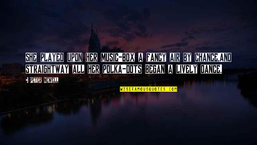 Weaker Vessel Quote Quotes By Peter Newell: She played upon her music-box a fancy air Weaker Vessel Quote Quotes By Peter Newell: She played upon her music-box a fancy air