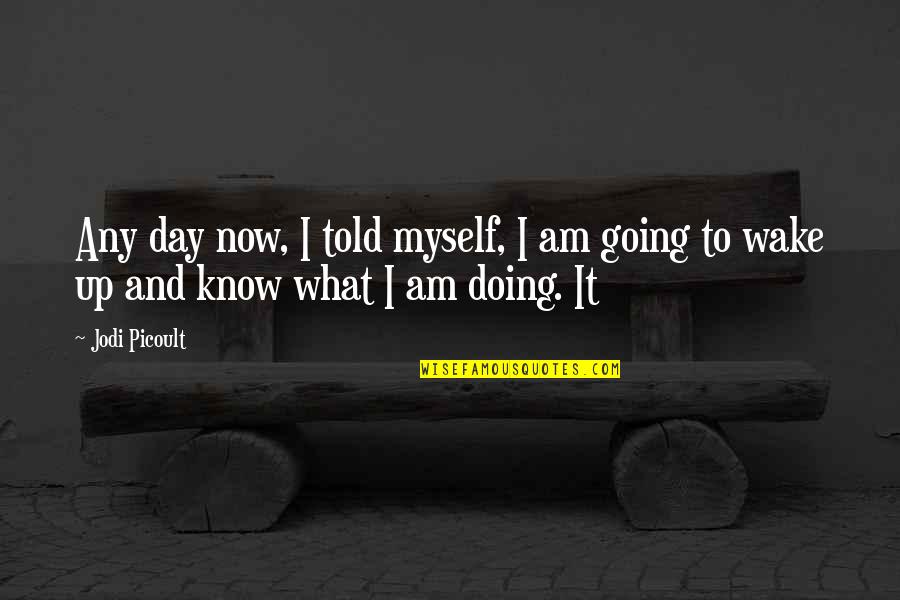 Wecantclose Quotes By Jodi Picoult: Any day now, I told myself, I am