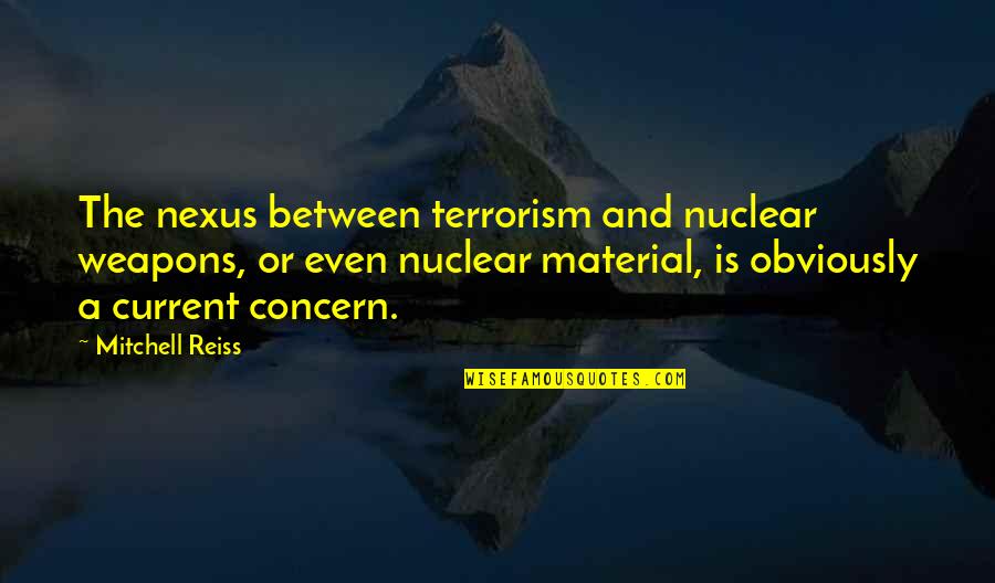 Weeknd Abel Tesfaye Quotes By Mitchell Reiss: The nexus between terrorism and nuclear weapons, or