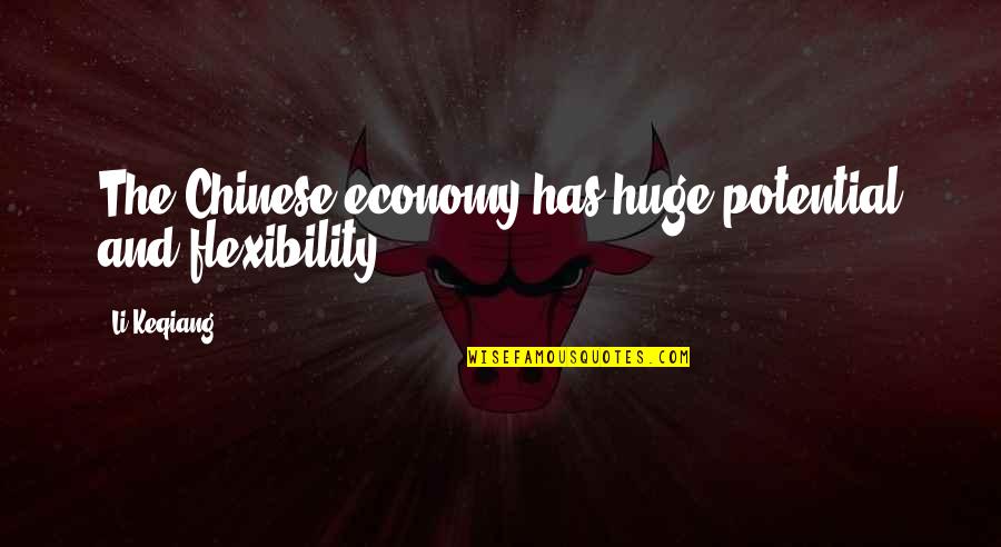 Weidemann Turf Quotes By Li Keqiang: The Chinese economy has huge potential and flexibility.