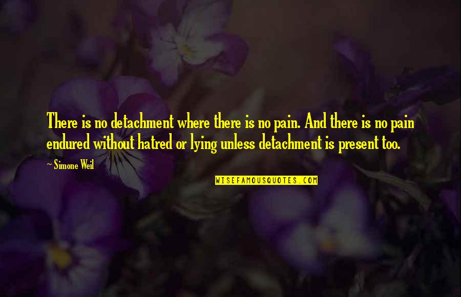 Weil Simone Quotes By Simone Weil: There is no detachment where there is no