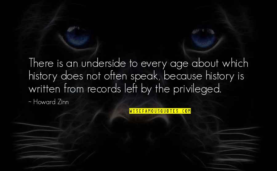 Welcome Ramadan Quotes By Howard Zinn: There is an underside to every age about Welcome Ramadan Quotes By Howard Zinn: There is an underside to every age about