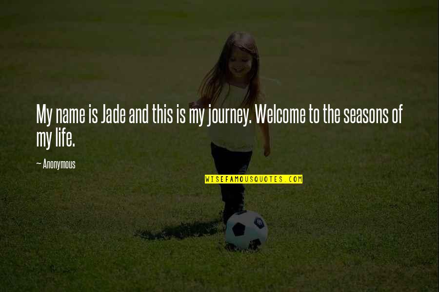Welcome To My Quotes By Anonymous: My name is Jade and this is my Welcome To My Quotes By Anonymous: My name is Jade and this is my
