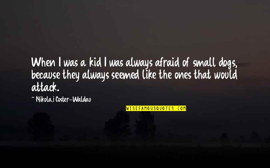 Welcome To The 21st Century Quotes By Nikolaj Coster-Waldau: When I was a kid I was always