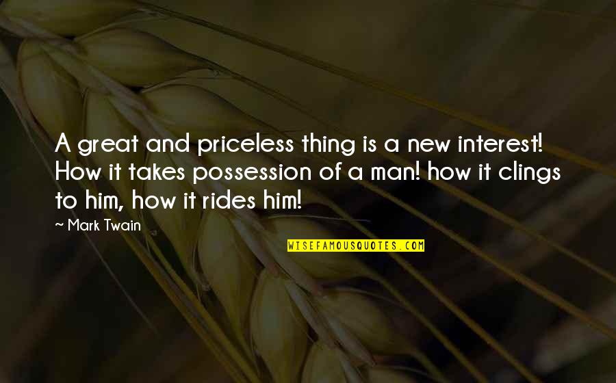 Well Built Quotes By Mark Twain: A great and priceless thing is a new Well Built Quotes By Mark Twain: A great and priceless thing is a new