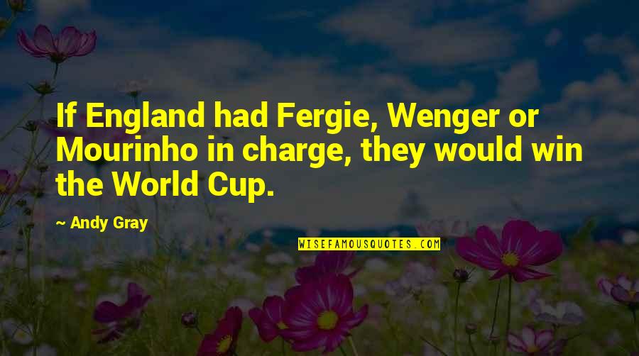 Wenger's Quotes By Andy Gray: If England had Fergie, Wenger or Mourinho in