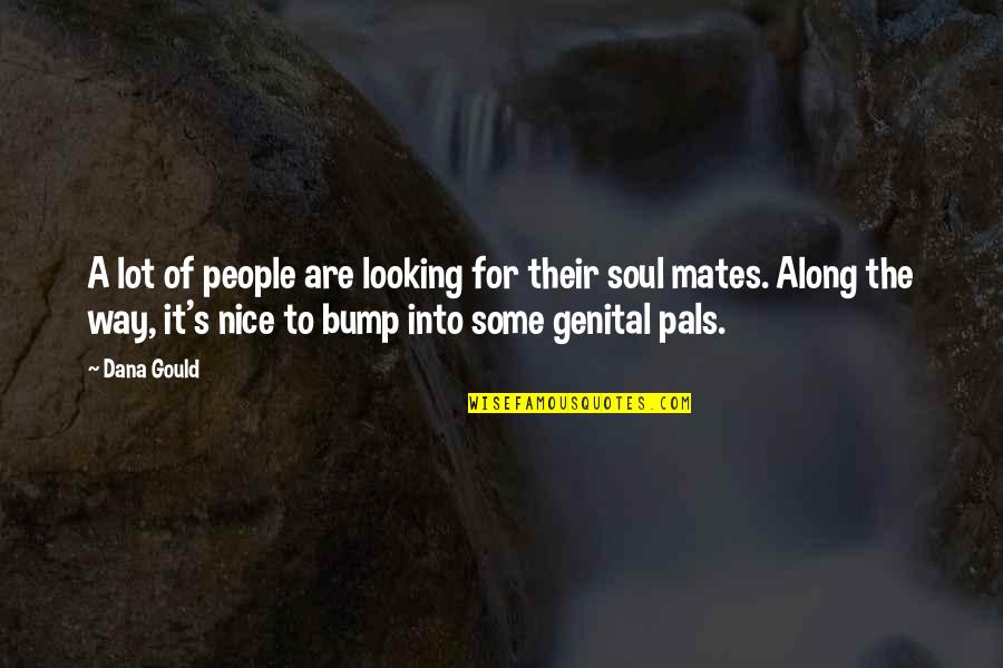 We're Soul Mates Quotes By Dana Gould: A lot of people are looking for their
