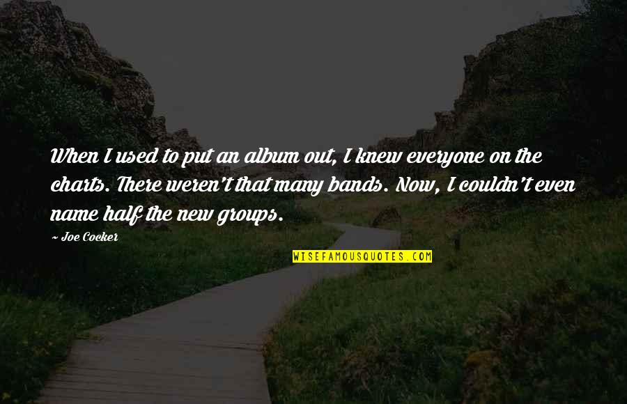 Weren T Quotes By Joe Cocker: When I used to put an album out, Weren T Quotes By Joe Cocker: When I used to put an album out,