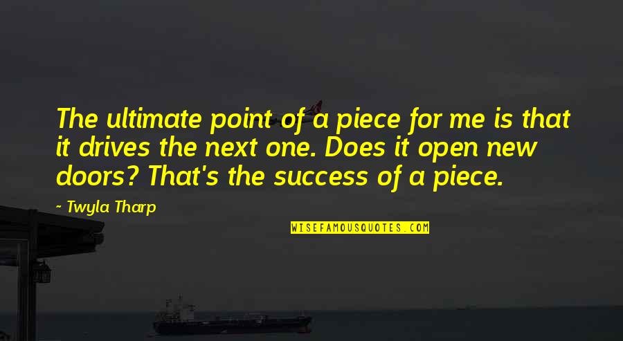 Wernicke's Aphasia Quotes By Twyla Tharp: The ultimate point of a piece for me Wernicke's Aphasia Quotes By Twyla Tharp: The ultimate point of a piece for me
