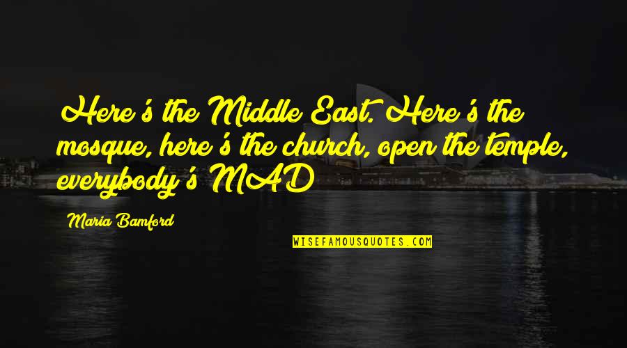 Westerhuis Platte Quotes By Maria Bamford: Here's the Middle East. Here's the mosque, here's Westerhuis Platte Quotes By Maria Bamford: Here's the Middle East. Here's the mosque, here's
