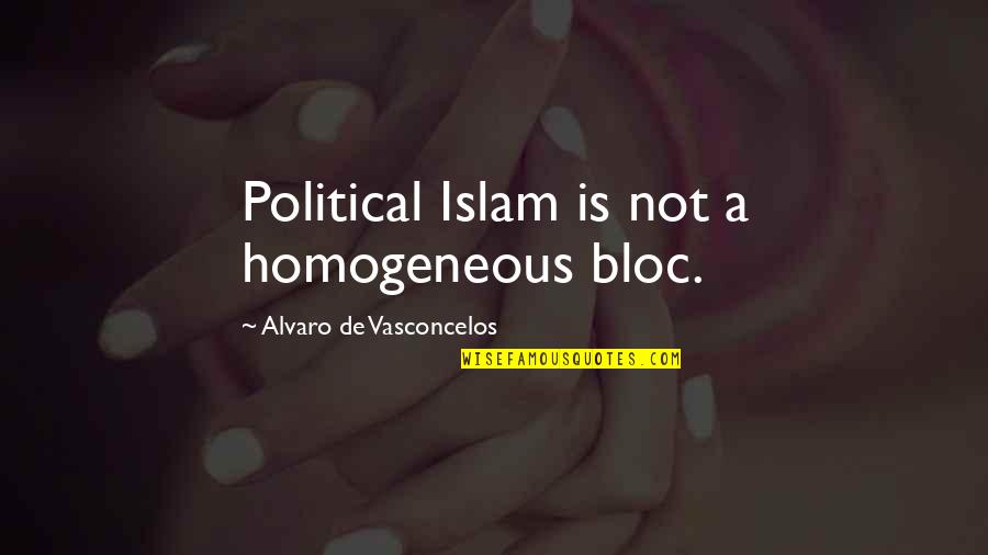 Wg Sebald Austerlitz Quotes By Alvaro De Vasconcelos: Political Islam is not a homogeneous bloc. Wg Sebald Austerlitz Quotes By Alvaro De Vasconcelos: Political Islam is not a homogeneous bloc.