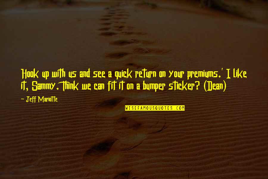 Whalefur Quotes By Jeff Mariotte: Hook up with us and see a quick Whalefur Quotes By Jeff Mariotte: Hook up with us and see a quick