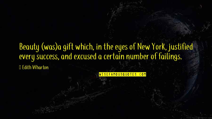 Wharton Quotes By Edith Wharton: Beauty (was)a gift which, in the eyes of