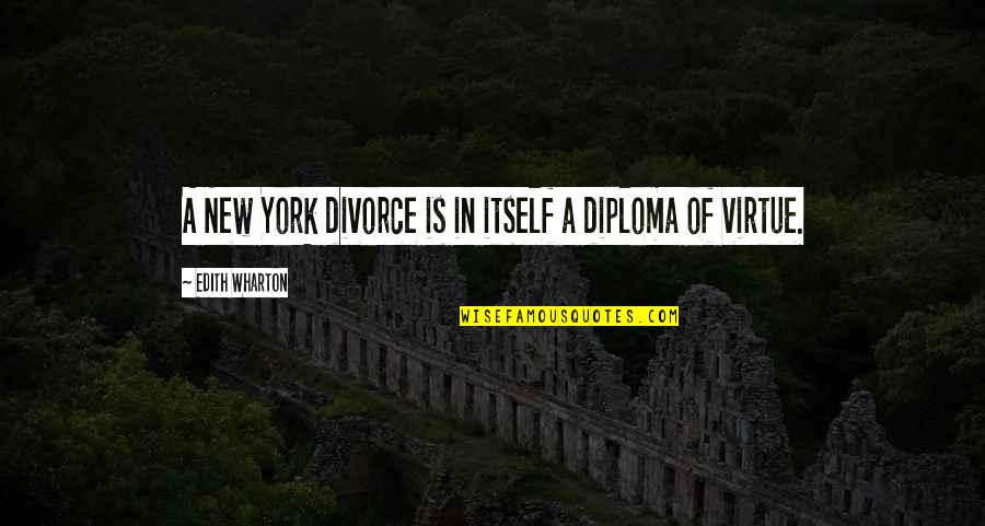 Wharton Quotes By Edith Wharton: A New York divorce is in itself a Wharton Quotes By Edith Wharton: A New York divorce is in itself a