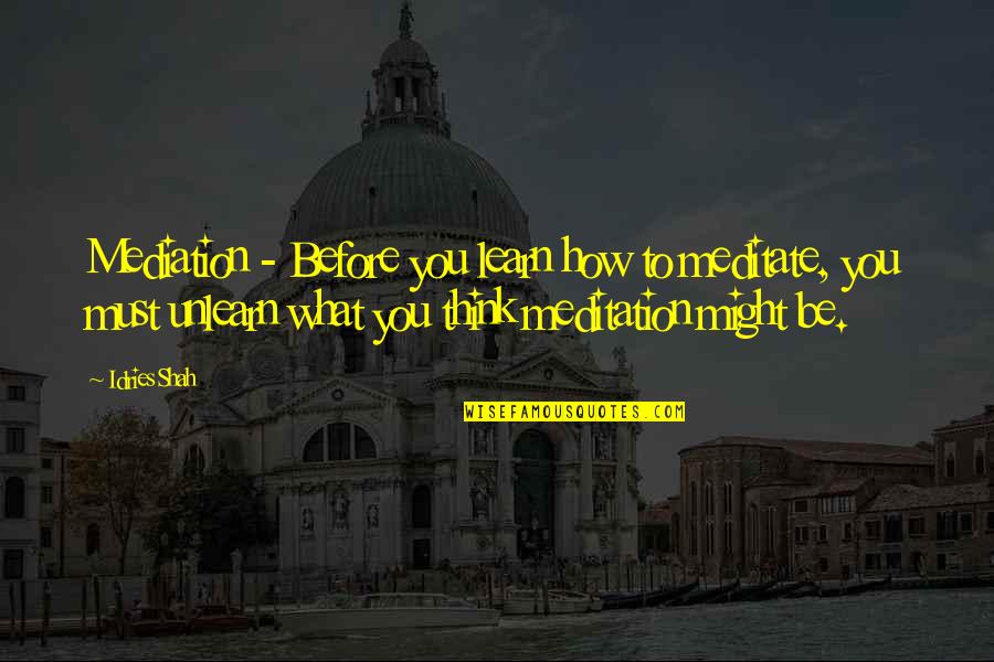 What Does Um Mean In A Quotes By Idries Shah: Mediation - Before you learn how to meditate, What Does Um Mean In A Quotes By Idries Shah: Mediation - Before you learn how to meditate,
