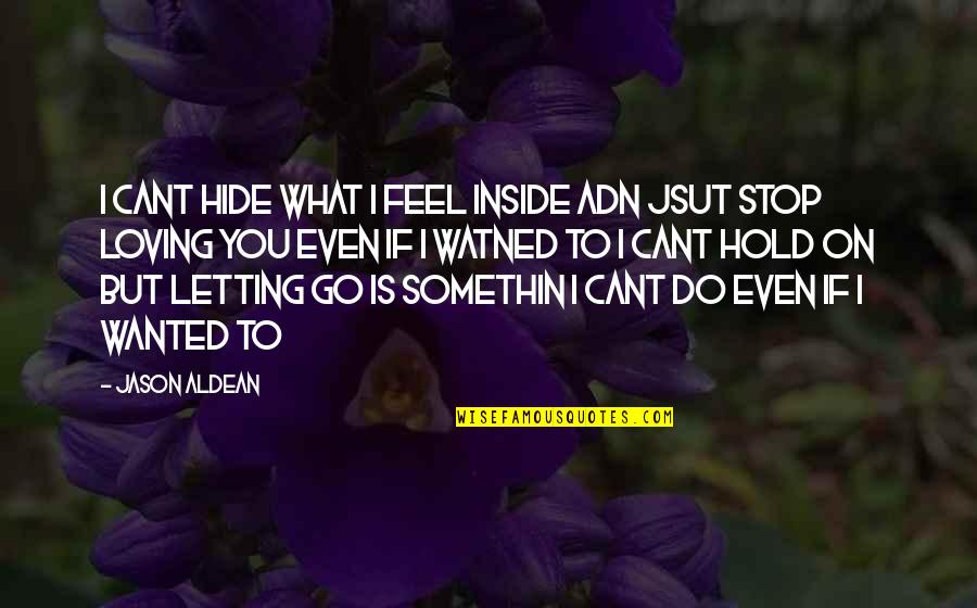 What If I Quotes By Jason Aldean: I cant hide what i feel inside adn What If I Quotes By Jason Aldean: I cant hide what i feel inside adn