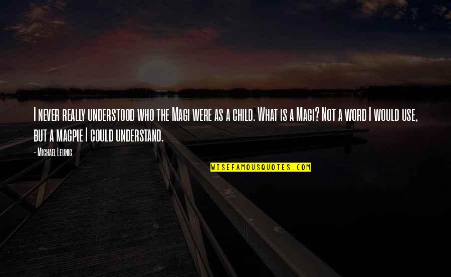 What Is A Child Quotes By Michael Leunig: I never really understood who the Magi were What Is A Child Quotes By Michael Leunig: I never really understood who the Magi were