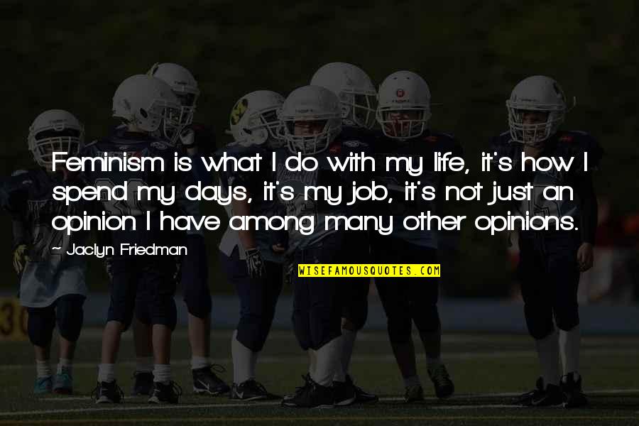 What Is Feminism Quotes By Jaclyn Friedman: Feminism is what I do with my life, What Is Feminism Quotes By Jaclyn Friedman: Feminism is what I do with my life,