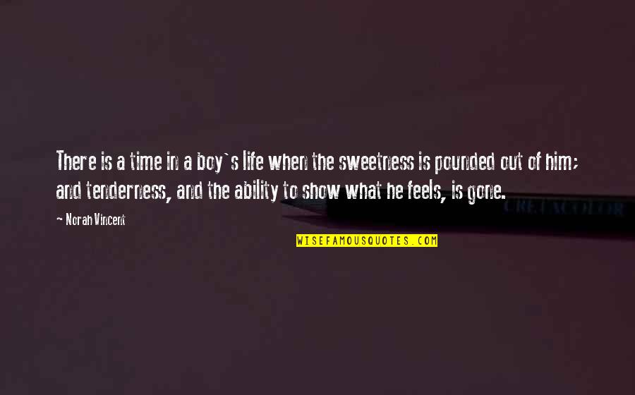 What Is Gender Quotes By Norah Vincent: There is a time in a boy's life What Is Gender Quotes By Norah Vincent: There is a time in a boy's life