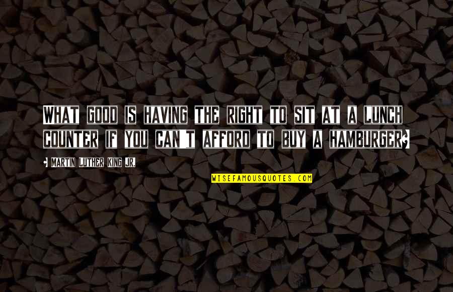 What Is Martin Luther King Jr Quotes By Martin Luther King Jr.: What good is having the right to sit What Is Martin Luther King Jr Quotes By Martin Luther King Jr.: What good is having the right to sit