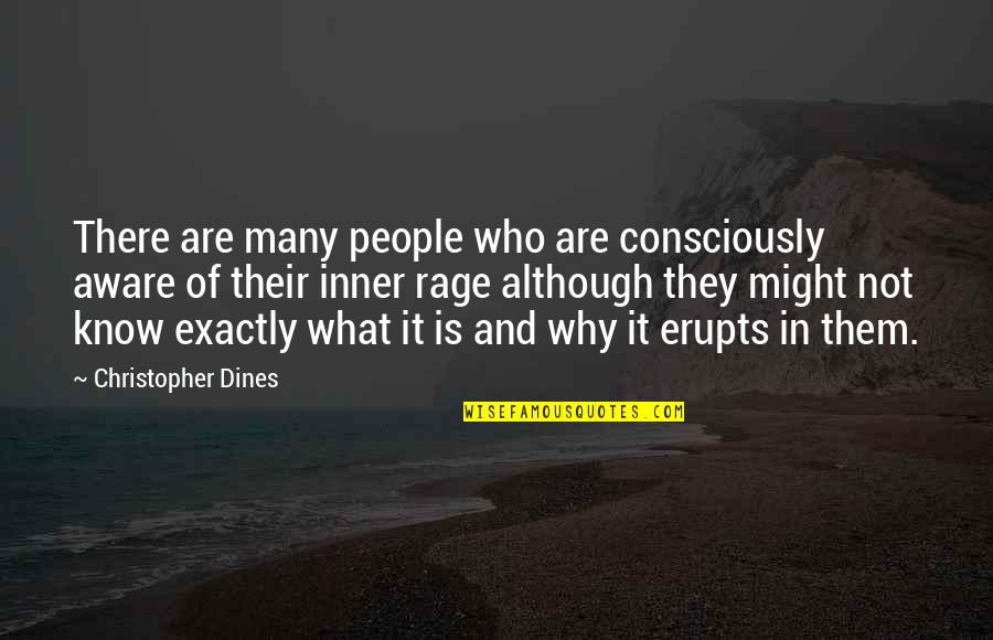 What Is Your Why Quotes By Christopher Dines: There are many people who are consciously aware