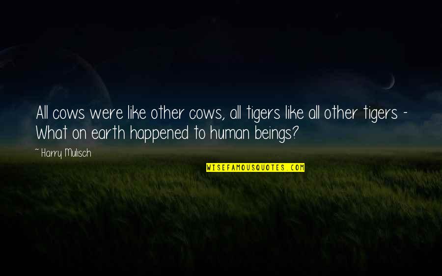 What On Earth Quotes By Harry Mulisch: All cows were like other cows, all tigers