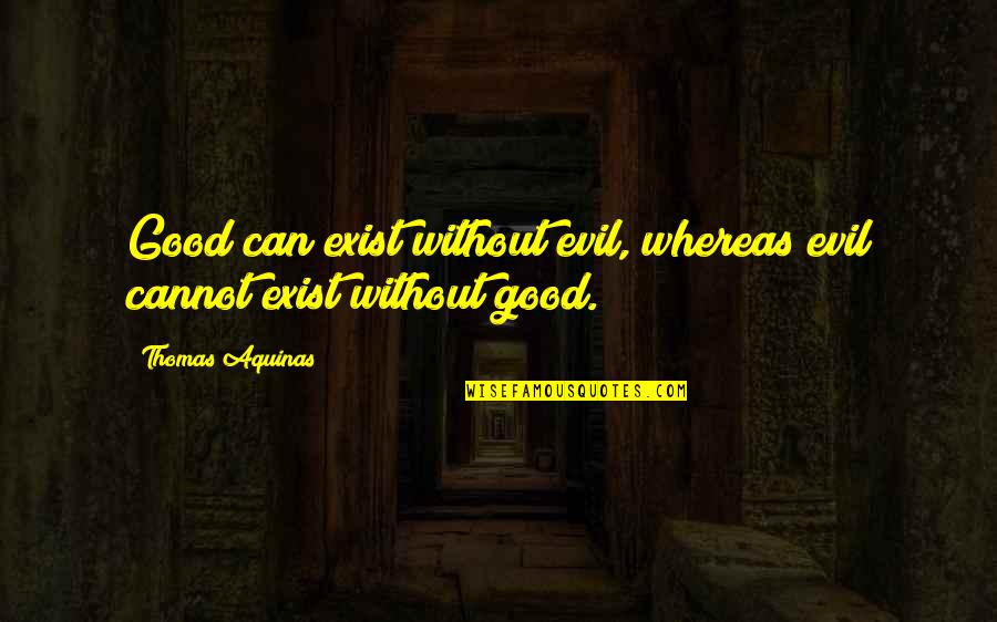 What To Do When Quoting A Quotes By Thomas Aquinas: Good can exist without evil, whereas evil cannot What To Do When Quoting A Quotes By Thomas Aquinas: Good can exist without evil, whereas evil cannot