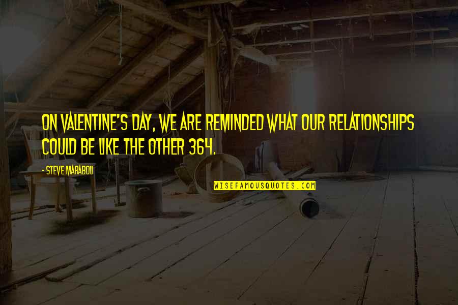 What We Could Be Quotes By Steve Maraboli: On Valentine's Day, we are reminded what our