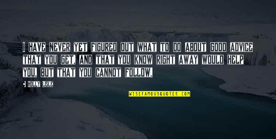 What Would I Ever Do Without You Quotes By Holly Lisle: I have never yet figured out what to