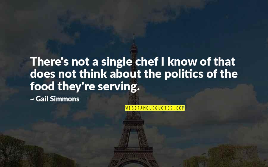 When Someone Abuses You Quotes By Gail Simmons: There's not a single chef I know of