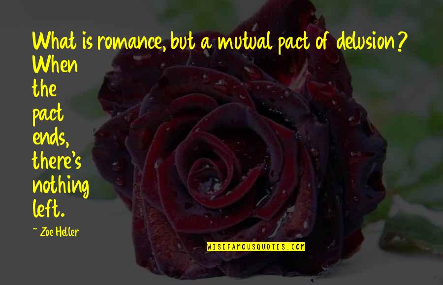 When There Is Love Quotes By Zoe Heller: What is romance, but a mutual pact of
