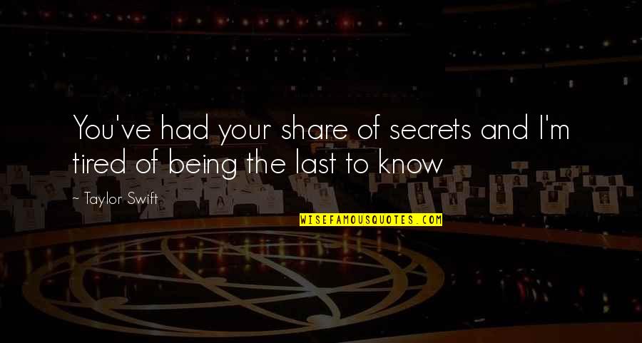 When To Use Commas Before Quotes By Taylor Swift: You've had your share of secrets and I'm