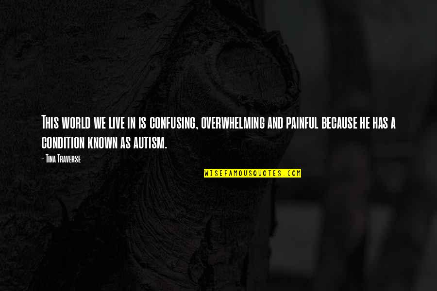 When Your Past Comes Back To Haunt You Quotes By Tina Traverse: This world we live in is confusing, overwhelming