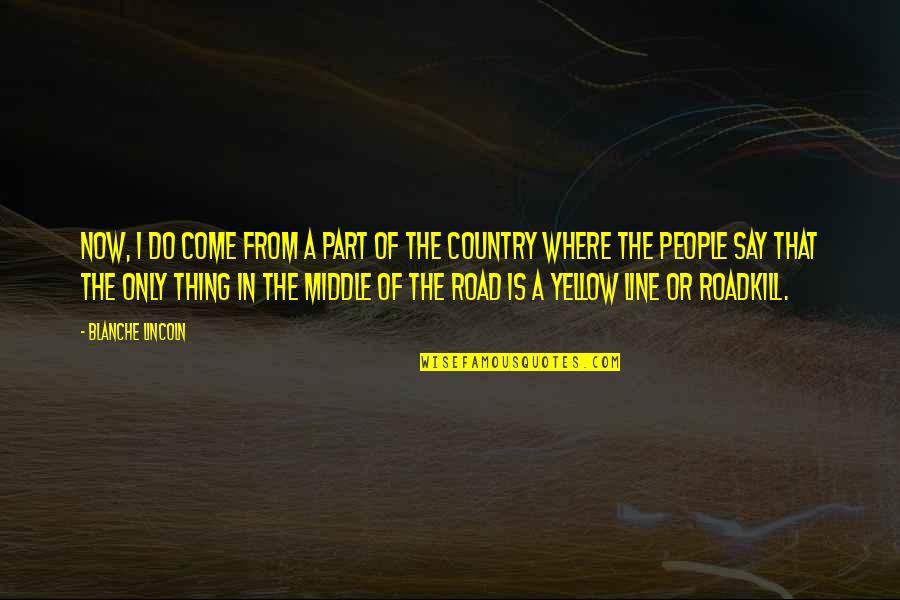 Where I Come From Quotes By Blanche Lincoln: Now, I do come from a part of