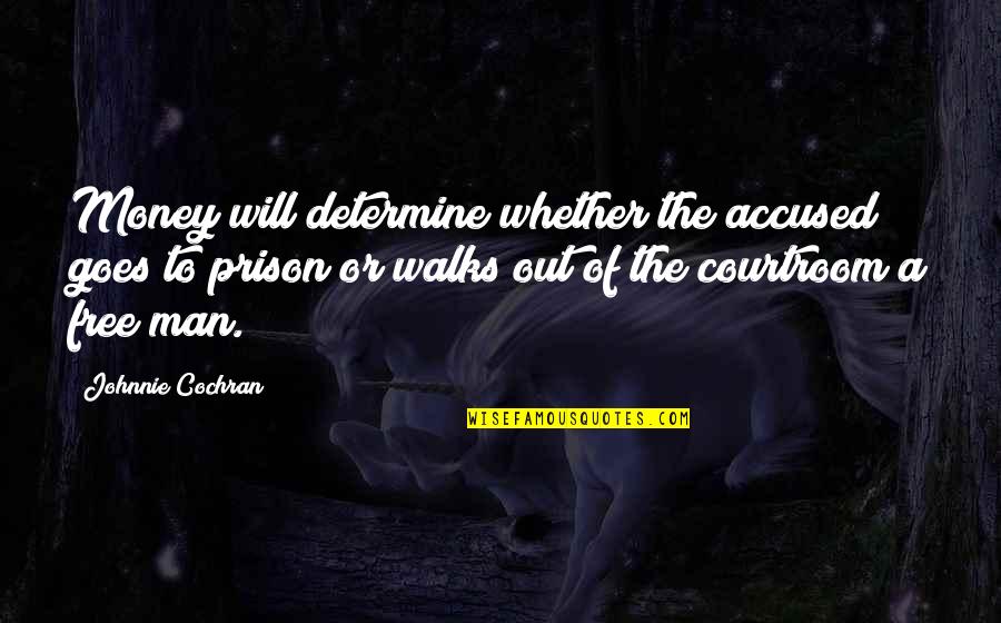 Whether Money Quotes By Johnnie Cochran: Money will determine whether the accused goes to Whether Money Quotes By Johnnie Cochran: Money will determine whether the accused goes to
