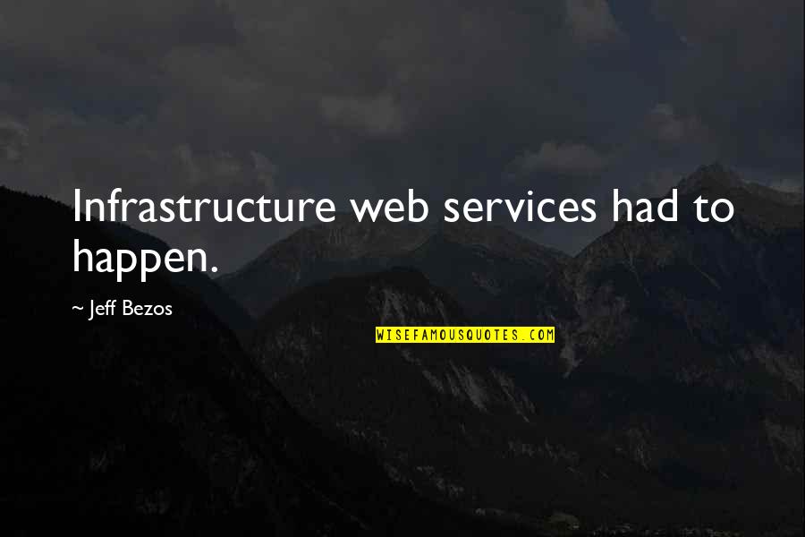 Whipcord Plant Quotes By Jeff Bezos: Infrastructure web services had to happen. Whipcord Plant Quotes By Jeff Bezos: Infrastructure web services had to happen.