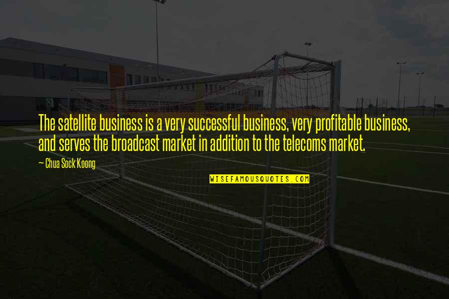 Whipstroke Quotes By Chua Sock Koong: The satellite business is a very successful business, Whipstroke Quotes By Chua Sock Koong: The satellite business is a very successful business,
