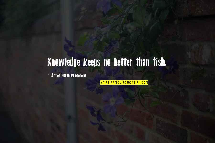 Whitehead's Quotes By Alfred North Whitehead: Knowledge keeps no better than fish.