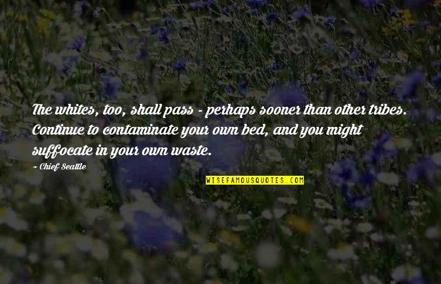 Whites Quotes By Chief Seattle: The whites, too, shall pass - perhaps sooner Whites Quotes By Chief Seattle: The whites, too, shall pass - perhaps sooner