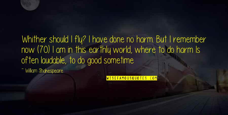 Whither Quotes By William Shakespeare: Whither should I fly? I have done no