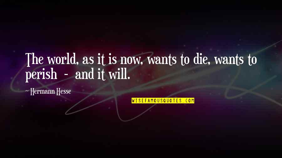 Who Needs Family When You Have Friends Quotes By Hermann Hesse: The world, as it is now, wants to