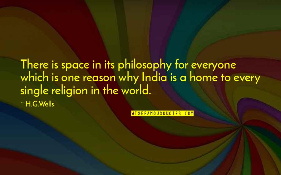 Why Am I Single Quotes By H.G.Wells: There is space in its philosophy for everyone