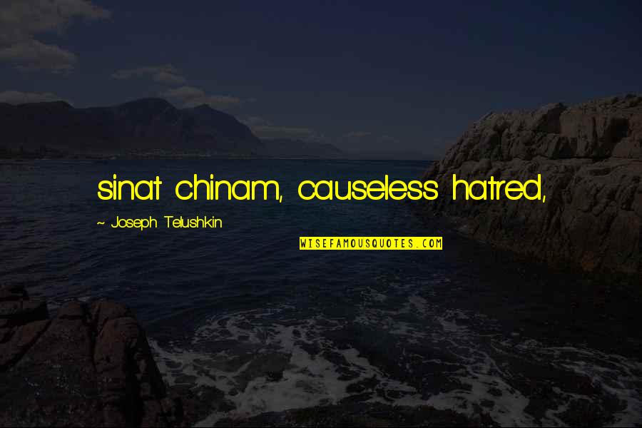 Why Do We Hurt The Ones We Love The Most Quotes By Joseph Telushkin: sinat chinam, causeless hatred, Why Do We Hurt The Ones We Love The Most Quotes By Joseph Telushkin: sinat chinam, causeless hatred,