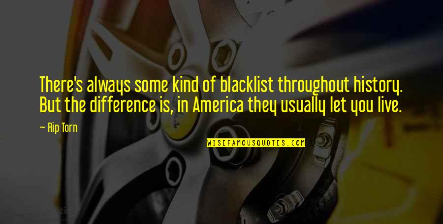 Wickenheiser Waste Quotes By Rip Torn: There's always some kind of blacklist throughout history. Wickenheiser Waste Quotes By Rip Torn: There's always some kind of blacklist throughout history.